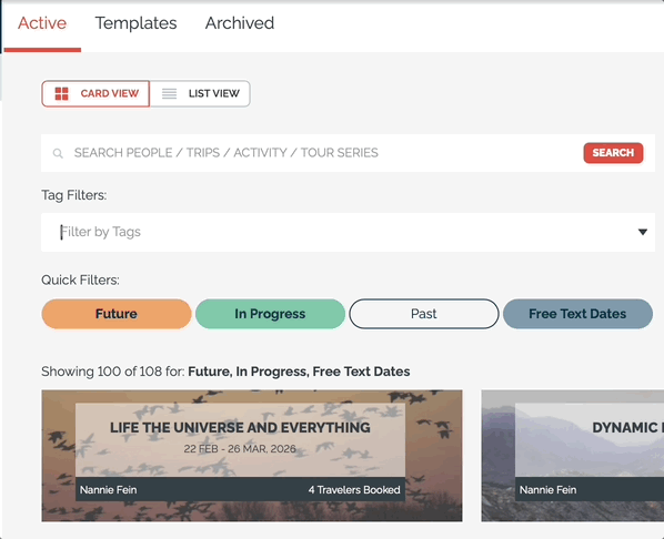 type to filter tags