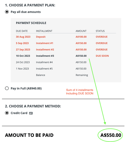 catchup payments - including due soon - annotated