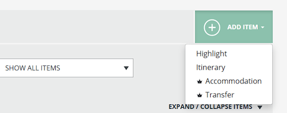 enhanced itinerary upgrade prompt