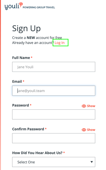 signup youli branded
