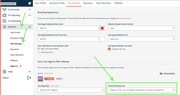 where-default-booking-flow-site-settings