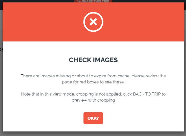 trip has missing images or images that will be missing